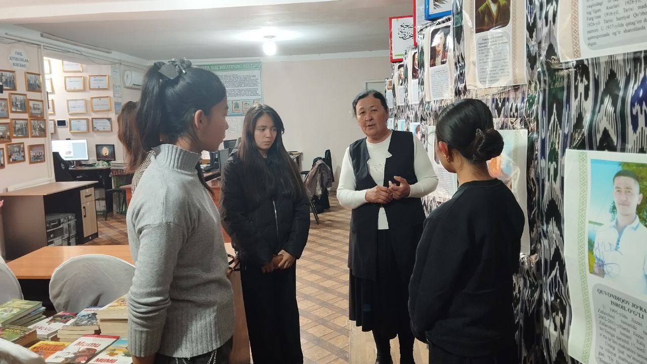 “Kutubxona ibrat maskani” nomli ekskursiya